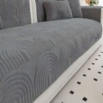 PACK DE 5 FUNDAS PARA SOFA CON DISEÑO J3 GRIS