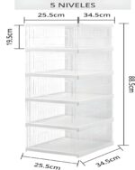 ORGANIZADOR DE ZAPATOS 5 NIVELES PLEGABLE - Imagen 4