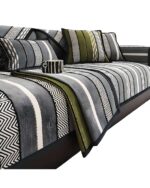 PACK DE 5 FUNDAS PARA SOFA CON DISEÑO R1 GRIS - Imagen 3