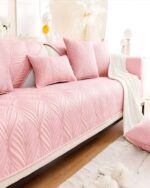 PACK DE 5 FUNDAS PARA SOFA CON DISEÑO G3 ROSA