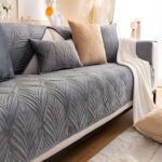 PACK DE 5 FUNDAS PARA SOFA CON DISEÑO G6 GRIS