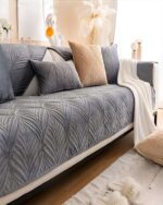 PACK DE 5 FUNDAS PARA SOFA CON DISEÑO G6 GRIS