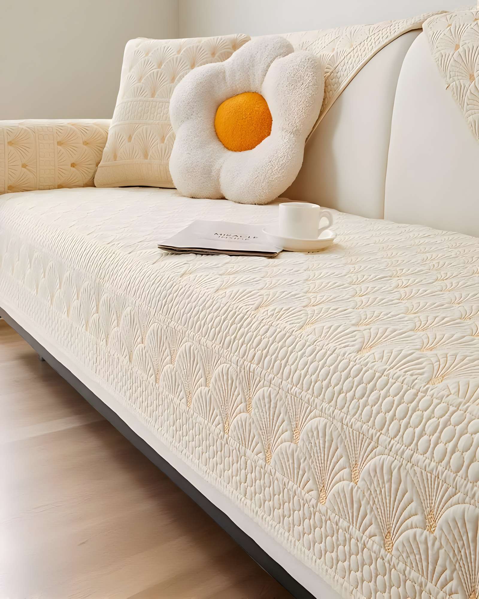 GeZeD6.jpg PACK DE 5 FUNDAS PARA SOFA CON DISEÑO F2 BLANCO - Imagen 1