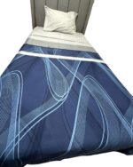 Juego de Sábanas Adulto Azul rayas - Imagen 3