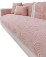 PACK DE 5 FUNDAS PARA SOFA CON DISEÑO J5 ROSA - Imagen 3