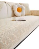 PACK DE 5 FUNDAS PARA SOFA CON DISEÑO F2 BLANCO - Imagen 4