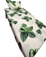 Juego de Sábanas Adulto hojas verdes