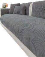 PACK DE 5 FUNDAS PARA SOFA CON DISEÑO J3 GRIS - Imagen 3