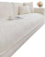 PACK DE 5 FUNDAS PARA SOFA CON DISEÑO J2 BLANCO - Imagen 4