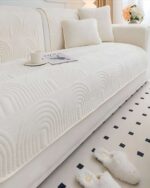 PACK DE 5 FUNDAS PARA SOFA CON DISEÑO J2 BLANCO - Imagen 2