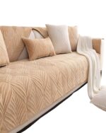 PACK DE 5 FUNDAS PARA SOFA CON DISEÑO G2 BEIGE - Imagen 4
