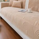 PACK DE 5 FUNDAS PARA SOFA CON DISEÑO J1 BEIGE