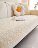 PACK DE 5 FUNDAS PARA SOFA CON DISEÑO F2 BLANCO - Imagen 2