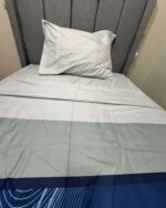 Juego de Sábanas Adulto Azul rayas - Imagen 2