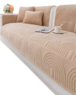PACK DE 5 FUNDAS PARA SOFA CON DISEÑO J1 BEIGE - Imagen 3