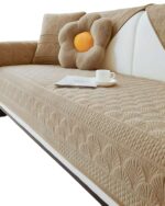 PACK DE 5 FUNDAS PARA SOFA CON DISEÑO F3 BEIGE - Imagen 3