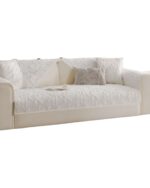 PACK DE 5 FUNDAS PARA SOFA CON DISEÑO H2 BLANCO - Imagen 3