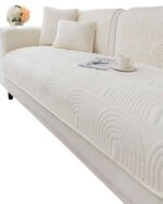 PACK DE 5 FUNDAS PARA SOFA CON DISEÑO J2 BLANCO - Imagen 3