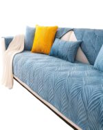 PACK DE 5 FUNDAS PARA SOFA CON DISEÑO G4 CELESTE - Imagen 3