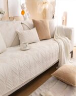 PACK DE 5 FUNDAS PARA SOFA CON DISEÑO G1 BLANCO