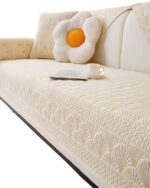 PACK DE 5 FUNDAS PARA SOFA CON DISEÑO F2 BLANCO - Imagen 3