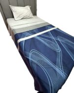 Juego de Sábanas Adulto Azul rayas