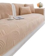 PACK DE 5 FUNDAS PARA SOFA CON DISEÑO J1 BEIGE - Imagen 4