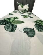 Juego de Sábanas Adulto hojas verdes - Imagen 4