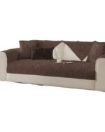 PACK DE 5 FUNDAS PARA SOFA CON DISEÑO H1 CAFÉ - Imagen 3